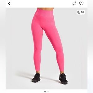 Gymshark Bright Pink Seamless Leggings